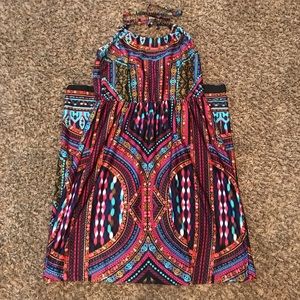 Charlotte Russe Patterned Maxi Dress